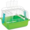 small bird travel carrier, parrot travel cage, avian transportation carrier, lightweight bird carrier, safe bird transport, The Parrots Exotic Store, travel cage for birds, portable bird carrier, easy-clean bird travel cage, medium bird transport solution