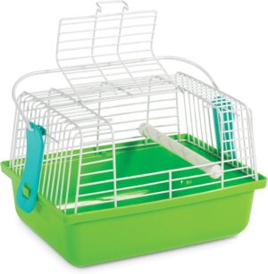 small bird travel carrier, parrot travel cage, avian transportation carrier, lightweight bird carrier, safe bird transport, The Parrots Exotic Store, travel cage for birds, portable bird carrier, easy-clean bird travel cage, medium bird transport solution