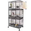 multi-bird parrot cage, large parrot habitat, durable parrot cage, spacious bird cage, The Parrots Exotic Store cages, parrot enrichment cage