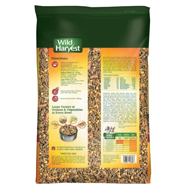 advanced bird seed mix, Wild Harvest bird food, balanced seed blend for birds, cockatiel seed mix, conure seed blend, parakeet seed food, The Parrots Exotic Store bird seed