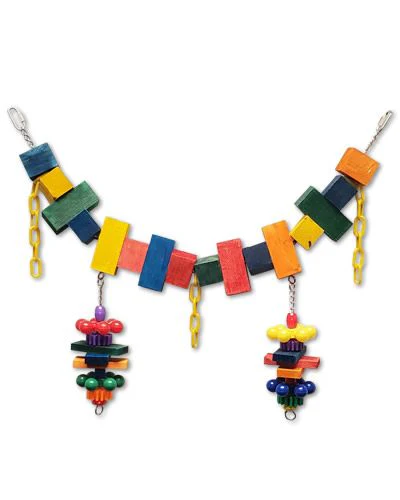 XL Birdie Bridge, Happy Beaks USA, Large Parrot Bridge, Parrot Climbing Toy, Bird Cage Bridge, Large Parrot Enrichment, Bird Safe Accessory, Cage Climbing Toy, The Parrots Exotic Store