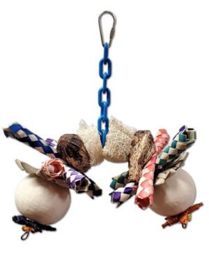 On A Desert Island, Happy Beaks, Large Parrot Chew Toy, Parrot Enrichment Toy, Bird Shredding Toy, Medium Parrot Toy, Durable Bird Toy, Bird Safe Toy, The Parrots Exotic Store On A Desert Island, Happy Beaks, Large Parrot Chew Toy, Parrot Enrichment Toy, Bird Shredding Toy, Medium Parrot Toy, Durable Bird Toy, Bird Safe Toy, The Parrots Exotic Store