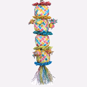 Lg Flower Tower, Planet Pleasures, Parrot Toy, Interactive Parrot Toy, Parrot Enrichment, Large Parrot Toy, Chewable Parrot Toy, Climbing Parrot Toy, Bird Safe Toy, The Parrots Exotic Store