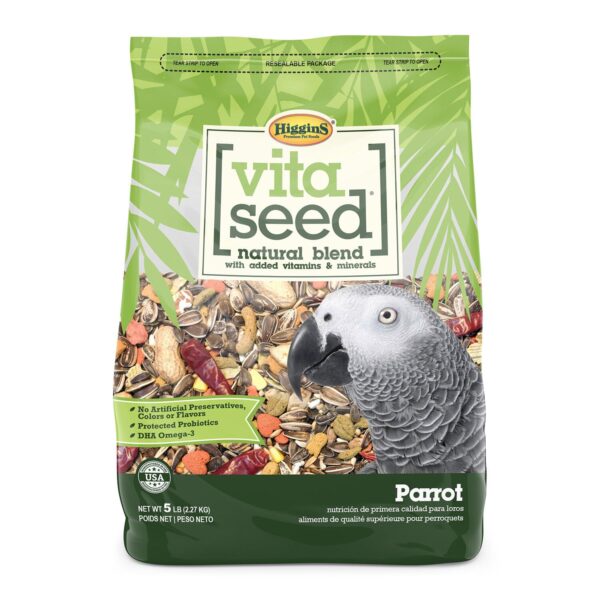 Higgins bird food, Vita Seed bird mix, enriched seed blend for birds, cockatiel seed mix, conure seed blend, parakeet seed food, The Parrots Exotic Store bird seed Higgins bird food, Vita Seed bird mix, enriched seed blend for birds, cockatiel seed mix, conure seed blend, parakeet seed food, The Parrots Exotic Store bird seed