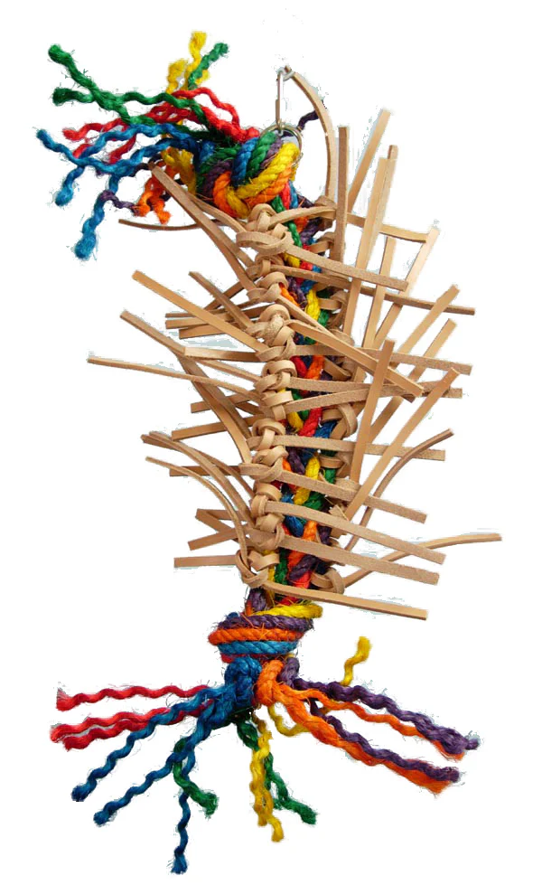 Lg Puncho, Zoo Max, Parrot Toy, Interactive Parrot Toy, Parrot Enrichment, Large Parrot Toy, Chewable Parrot Toy, Climbing Parrot Toy, Bird Safe Toy, The Parrots Exotic Store