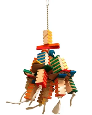 Groovy TomTom, Zoo Max, Parrot Toy, Interactive Parrot Toy, Parrot Enrichment, Large Parrot Toy, Chewable Parrot Toy, Climbing Parrot Toy, Bird Safe Toy, The Parrots Exotic Store