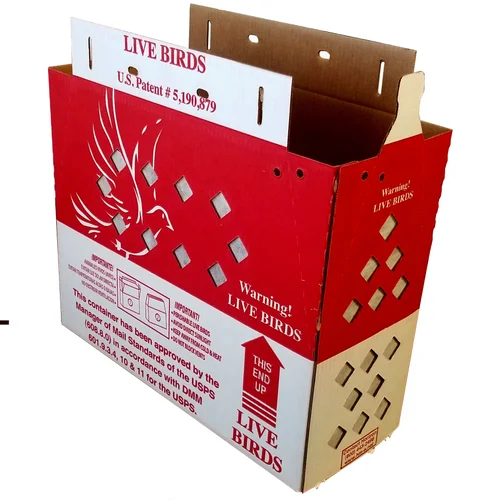 1pk Live Bird Shipping Boxes – USPS Approved