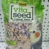 cockatiel seed mix, Higgins Vita Seed, parrot seed for cockatiels, small parrot feed, natural bird feed, nutritious cockatiel food, bird enrichment seed, medium parrot diet, training treats for cockatiels, The Parrots Exotic Store, safe bird seed, healthy parrot snack, seed blend for cockatiels